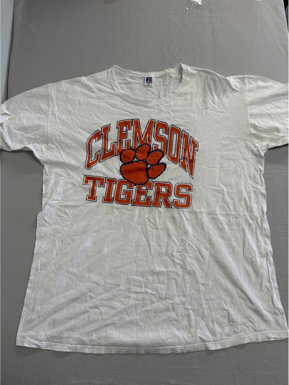 Vintage Clemson University Tigers Tennis 93 Chuck Kriese XXL